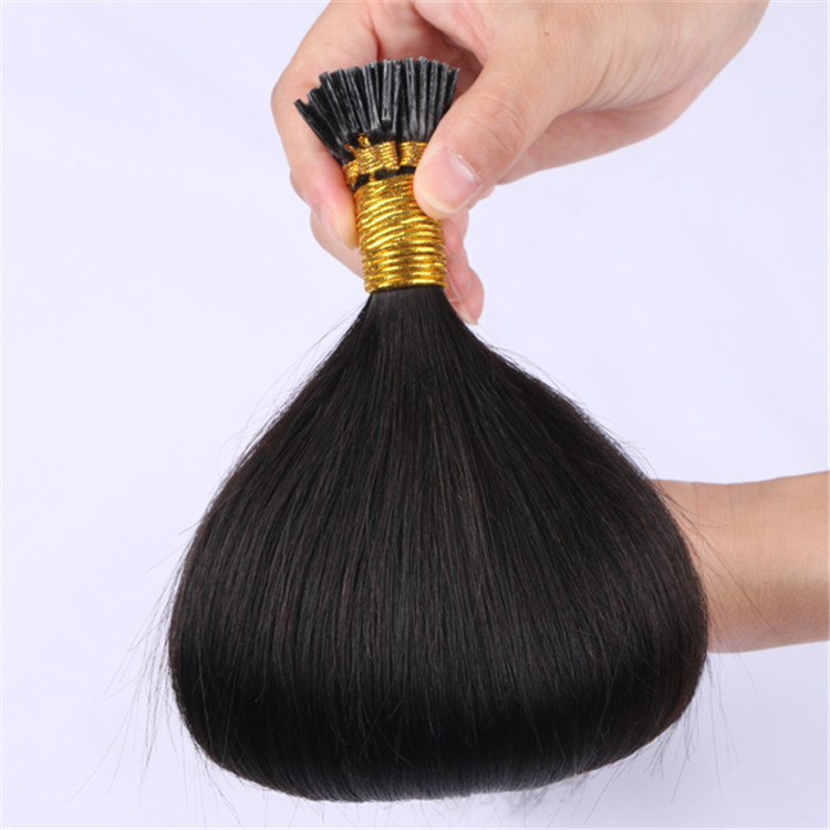 China wholesale human hair i tip human hair extensions suppliers QM041